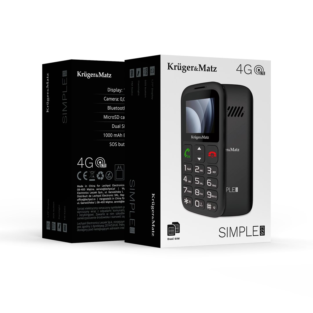 Kruger & Matz Simple 923 kaina