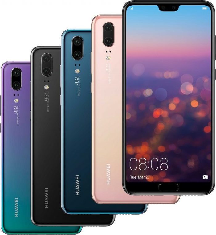 Huawei P20 128Gb kaina