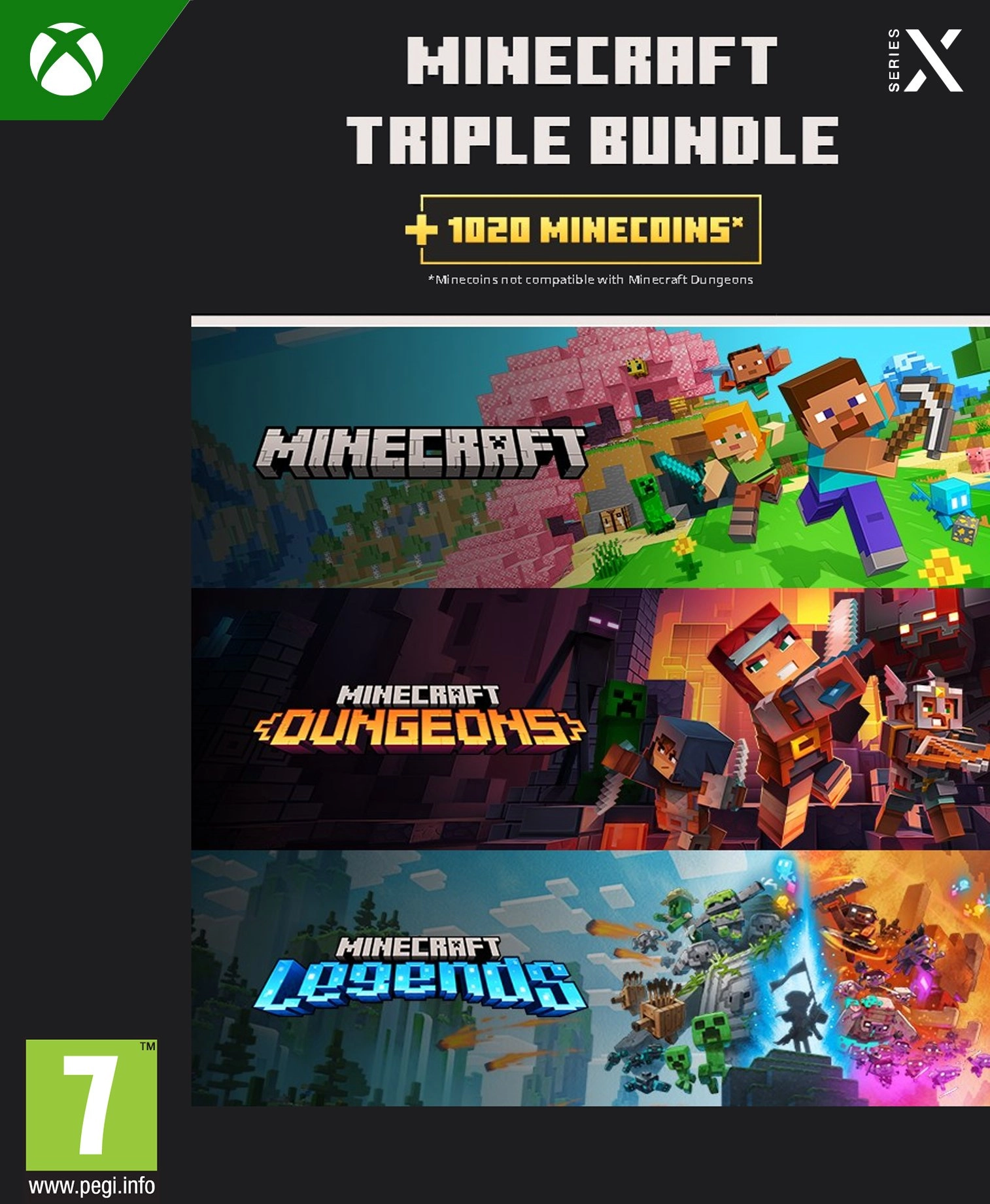 Minecraft Triple Bundle cena