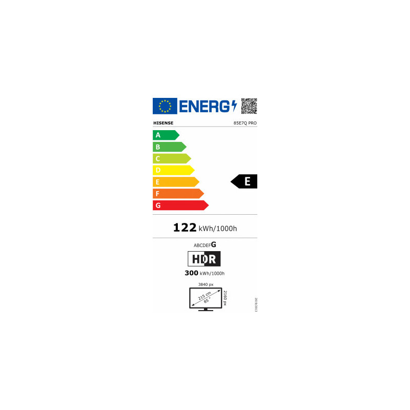 Hisense 85E7Q Pro price