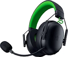 "Razer BlackShark V3 X HyperSpeed for Xbox" - belaidės elektroninio sporto ausinės - itin lengvos 270 g - "Triforce" 50 mm garsiakalbis - nuimamas mikrofonas - "HyperSpeed" 2,4 GHz ir "Bluetooth" - "Xbox" / kompiuteris | Juoda