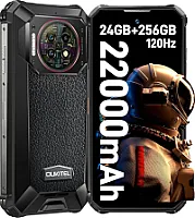 OUKITEL WP19 Pro lauko išmanusis telefonas (2024), 22000 mAh baterija Žaidimams skirtas mobilusis telefonas 24GB RAM 256GB ROM "Helio G99" 6,8 colių FHD+ ekranas 120Hz "Android" 13 IR naktinio matymo kamera, 33W greitasis įkrovimas, IP68,