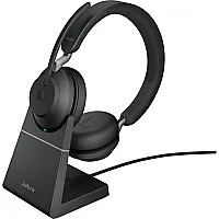Jabra Evolve2 65 UC Stereo USB-A Headset black BT w.charging sta.