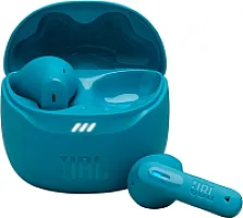 "JBL Tune Flex 2" belaidės "Bluetooth" ausinės į ausis su triukšmo slopinimu, 48 valandų atkūrimo laikas, IP54 apsauga nuo vandens ir dulkių, kelių taškų ryšys, ergonomiškas dizainas, turkio spalvos