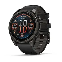 Garmin fenix 8 3.56 cm (1.4") AMOLED 47 mm Digital 454 x 454 pixels Touchscreen Black Wi-Fi GPS (satellite) | 010-02904-21  | 753759338114