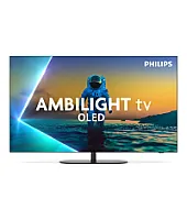 Philips OLED 4K Ambilight TV | 65OLED820/12 | 65 | Smart TV | Google TV | Grey