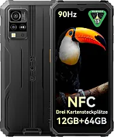 "Blackview Andriod 15 BV4800SE" lauko mobilusis telefonas be sutarties, 12 GB (4+8) + 64GB/2TB TF aštuonių branduolių, 90 Hz 6,56 colių HD+ ekranas, 16 MP + 8 MP kamera su "Gemini AI", 5100 mAh, NFC / dvigubas 4G / IP68 / IP69K
