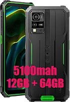 "Blackview BV4800 SE" lauko mobilusis telefonas, 5100 mAh, 12GB + 64GB/2TB (2025), išmanusis telefonas be sutarties, 6,56 colių 90Hz, IP69K atsparus vandeniui, statybvietės mobilusis telefonas, 16MP + 8MP / dvigubas 4G/OTG/GPS