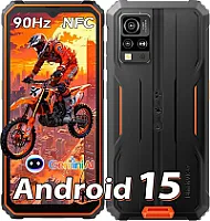 Blackview BV4800SE "Andriod 15" lauko mobilusis telefonas be sutarties, 12GB + 64GB/2TB TF, "Gemini AI 90Hz" 6,56 colių HD+ ekranas Lauko išmanusis telefonas be sutarties, 16MP + 8MP aštuonių branduolių, IP69K Buastelle