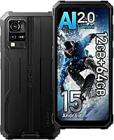 "Blackview BV4800SE Android 15" lauko mobilusis telefonas 2025, 12GB + 64GB/2TB, 6,56 colių HD+ lauko išmanusis telefonas NFC, 16 MP AI kamera, 5100 mAh, IP68 vandeniui atsparus statybvietės mobilusis telefonas, dviejų SIM kortelių 4G