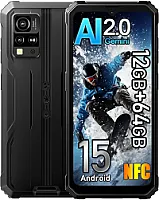 "Blackview BV4800SE Android 15" lauko mobilusis telefonas 2025, 12GB + 64GB/2TB statybvietės mobilusis telefonas, 6,56 colių HD+ lauko išmanusis telefonas be sutarties, 16 MP, 5100 mAh, IP68 atsparus vandeniui, dviejų SIM kortelių 4G