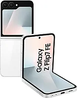 "Samsung Galaxy Z Flip7 FE" dirbtinio intelekto išmanusis telefonas su "Galaxy AI", dirbtinio intelekto telefonas su "Android", sulankstomas dizainas, platus priekinis ekranas, 50 MP plačiakampė kamera, 256 GB, 8 GB RAM, baltos spalvos