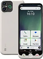 "Doro" išmanusis telefonas "Aurora A30" - senjorų mobilusis telefonas - paprastas naudoti - pagalbos mygtukas su GPS buvimo vieta - suderinamas su klausos aparatu - pridedamas USB laidas - kaulinis