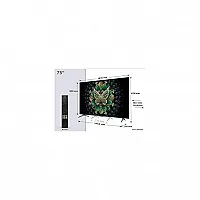 TCL C6K 75C6K TV 190.5 cm (75") 4K Ultra HD Smart TV Wi-Fi Metallic