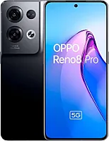 "Oppo Reno 8 Pro 5G", dvigubas, 256 GB, 8 GB ram, glazūruota juoda