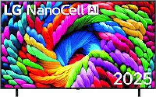 LG NANOCELL AI 2025 TV | 65NANO90| 65 colių (164 cm) | 4K UHD | HDR10 | webOS 25 | Telekommade AI Magic Remote | Alexa, Google Assistant | Netflix Disney+ C+ Prime Video | AirPlay 2 | Pure Colours