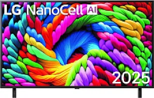 LG NANOCELL AI 2025 TV | 50NANO90| 50 colių (126 cm) | 4K UHD | HDR10 | webOS 25 | Telekommade AI Magic Remote | Alexa, Google Assistant | Netflix Disney+ C+ Prime Video | AirPlay 2 | Pure Colours