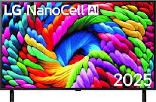 LG NANOCELL AI 2025 TV | 43NANO90| 43 colių (108 cm) | 4K UHD | HDR10 | webOS 25 | Telekommade AI Magic Remote | Alexa, Google Assistant | Netflix Disney+ C+ Prime Video | AirPlay 2 | Pure Colours
