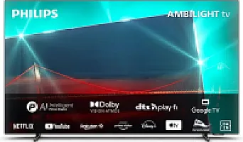 Philips | 4K UHD OLED Android TV | 55OLED718/12 | 55" (139cm) | Smart TV | Google TV | 4K UHD LED