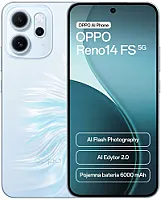 Smartfon Oppo Reno 14 Fs 5G 12/512GB Nfc Dual Sim Ai Niebieski Opal Blue