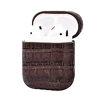 Devia Lux Series Eco Leather Look Magnetic Carabiner Case Apple AirPods 1st Generation