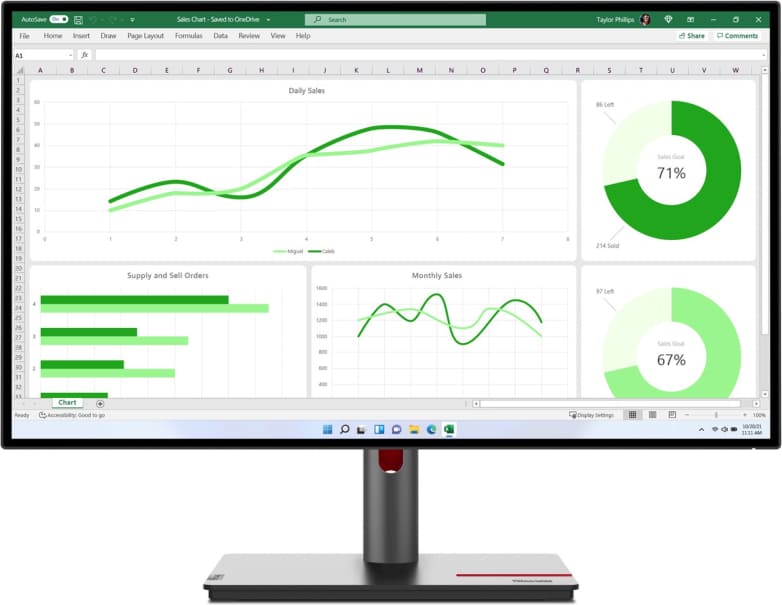 Lenovo ThinkVision P27q-30 цена