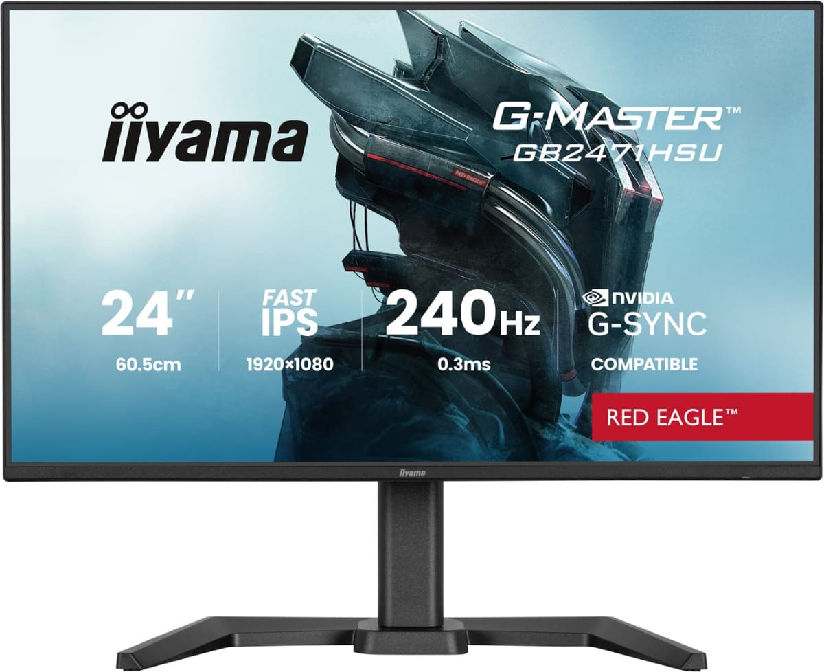 Iiyama G-Master GB2471HSU-B1 hind